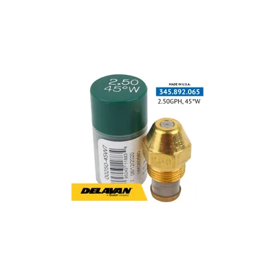 Delavan Tobera de aceite 2.50GPH,45W 00250-45W7