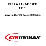 CIB Unigas Latiguillo de gasóleo 234FX36
