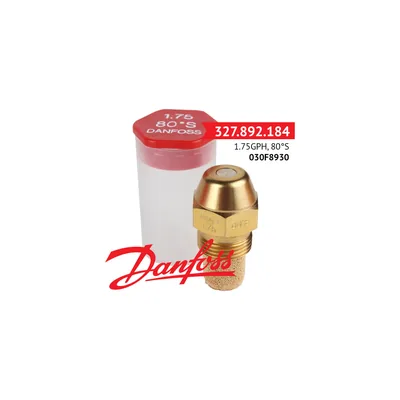 Danfoss Tobera de aceite 1.75GPH,80S 030F8930