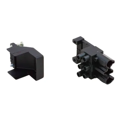 Wieland Conector hembra negro de 3 pines 93.831.3353.0