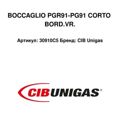 CIB Unigas Tubo de llama 30910C5