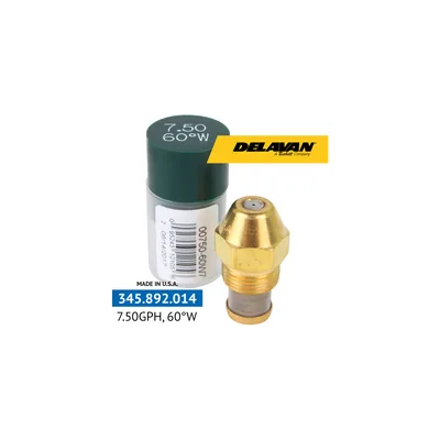 Delavan Tobera de aceite 7.50GPH,60W 00750-60W7