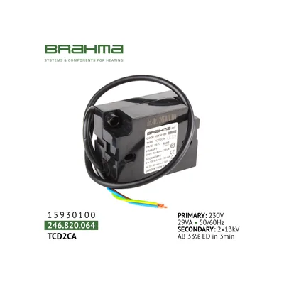 Brahma Transformador de encendido 15930100