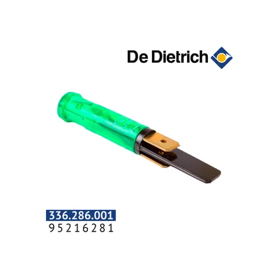 De Dietrich Indicador redondo verde 95216281