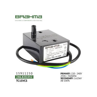 Brahma Transformateur d'allumage 15911250