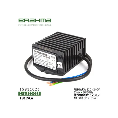 Brahma Transformateur d'allumage TB1LVCA 15911026