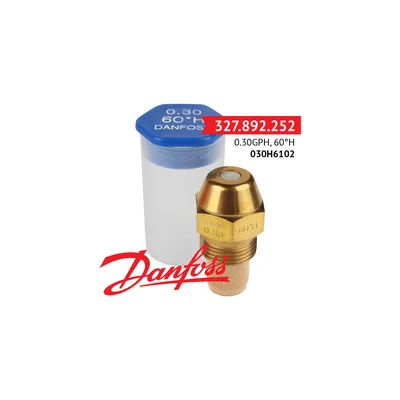 Danfoss Tobera de aceite 0.30GPH,60H 030H6102