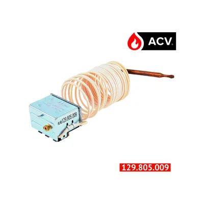 ACV Termostato con reajuste manual o automático, con capilar 54764006