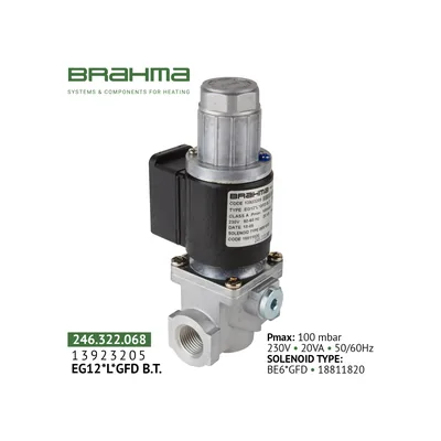 Brahma Válvula de gas EG12*L*GFD 13923205