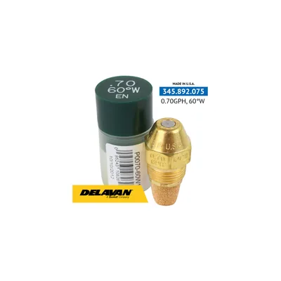 Delavan Tobera de aceite 0.70GPH,60W P0070-60W1