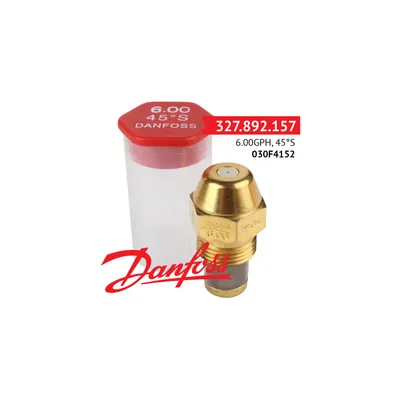 Danfoss Tobera de aceite 6.00GPH,45S 030F4152