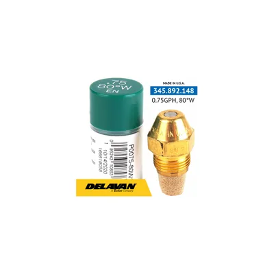Delavan Tobera de aceite 0.75GPH,80W P0075-80W1
