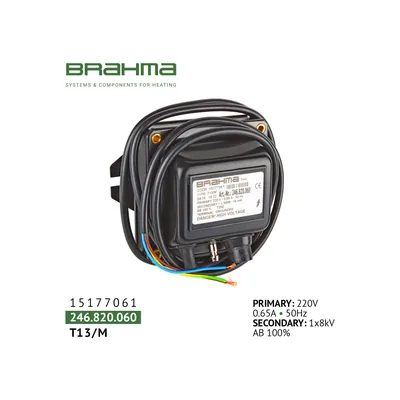 Brahma Ignition transformer T13/M 15177061