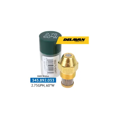 Delavan Tobera de aceite 2.75GPH,60W 00275-60W7
