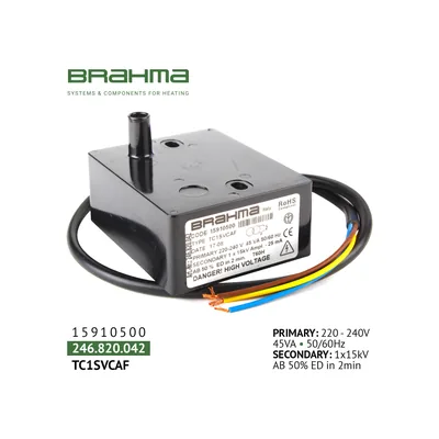Brahma Ignition transformer TC1SVCAF 15910500