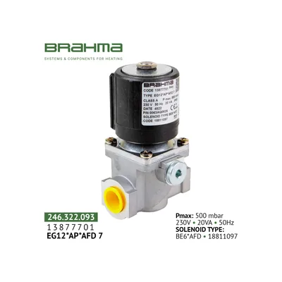 Brahma Válvula de gas EG12*AP*AFD 7 13877701