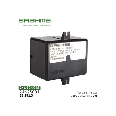 Brahma Unité de commande de combustion SE191.3 24653001