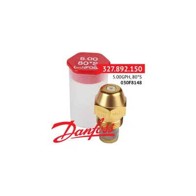 Danfoss Tobera de aceite 5.00GPH,80S 030F8148