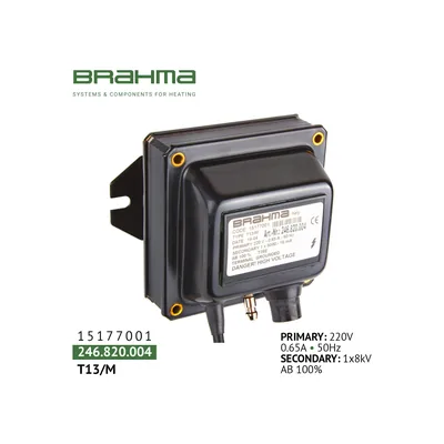Brahma Transformador de encendido T13/M 15177001