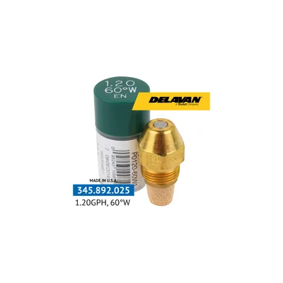 Delavan Tobera de aceite 1.20GPH,60W P0120-60W1