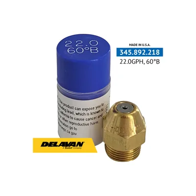 Delavan Tobera de aceite 22.00GPH,60B 02200-60B0