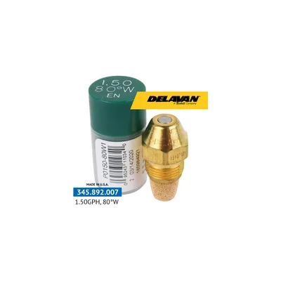 Delavan Tobera de aceite 1.50GPH,80W P0150-80W1