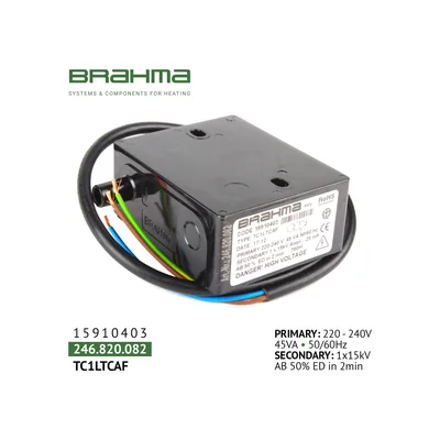 Brahma Transformateur d'allumage TC1LTCAF 15910403