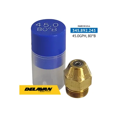 Delavan Tobera de aceite 45.00GPH,80B 04500-80B0
