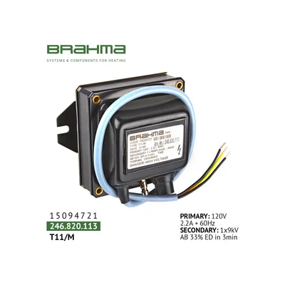 Brahma Ignition transformer T11/M 15094721