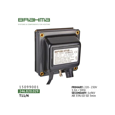 Brahma Ignition transformer T11/N 15099001