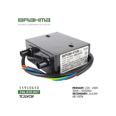 Brahma Transformador de encendido TC2LVCSF 15910650