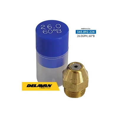 Delavan Tobera de aceite 26.00GPH,60B 02600-60B0