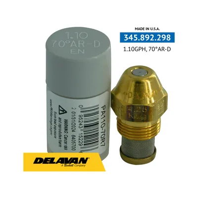Delavan Tobera de aceite 1.10GPH,70AR PA110-70R7