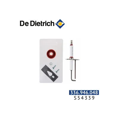 De Dietrich Zündelektrode + Ionisationelektrode + Dichtung S54339