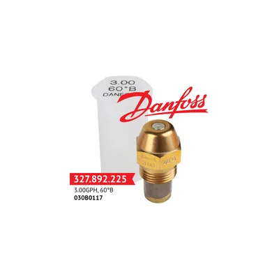Danfoss Tobera de aceite 3.00GPH,60B 030B0117