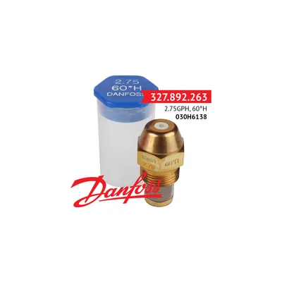 Danfoss Tobera de aceite 2.75GPH,60H 030H6138