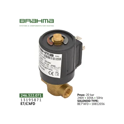 Brahma Electroválvula E7/L*AFD 13195871