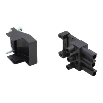 Wieland Conector macho negro de 3 pines 93.832.3353.0