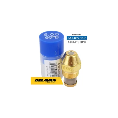 Delavan Tobera de aceite 6.00GPH,60B 00600-60B7