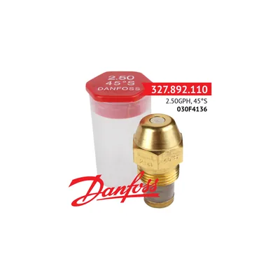 Danfoss Tobera de aceite 2.50GPH,45S 030F4136
