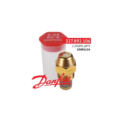 Danfoss Tobera de aceite 2.25GPH,60S 030F6134
