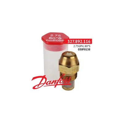 Danfoss Tobera de aceite 2.75GPH,80S 030F8138