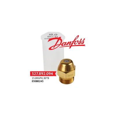 Danfoss Tobera de aceite 15.00GPH,80B 030B0243