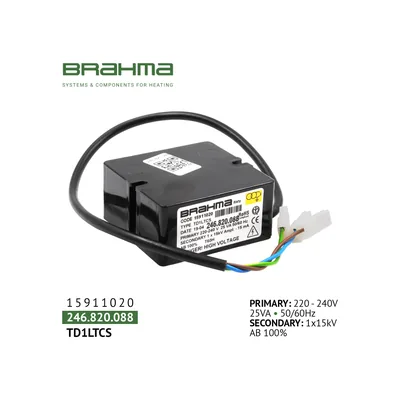 Brahma Transformateur d'allumage TD1LTCS 15911020