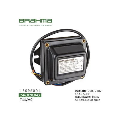 Brahma Transformador de encendido T11/MC 15096001