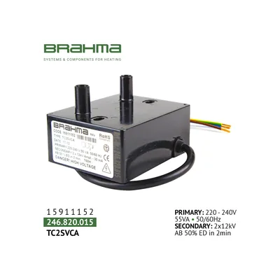 Brahma Transformador de encendido TC2SVCA 15911152