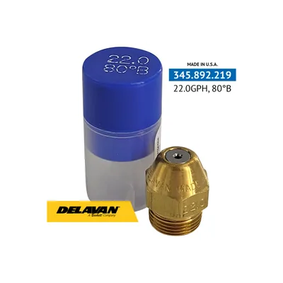 Delavan Tobera de aceite 22.00GPH,80B 02200-80B0