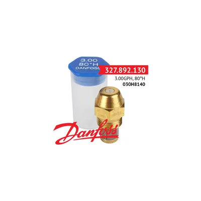 Danfoss Tobera de aceite 3.00GPH,80H 030H8140