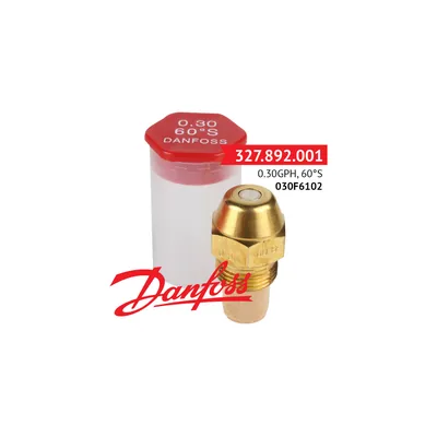 Danfoss Tobera de aceite 0.30GPH,60S 030F6102