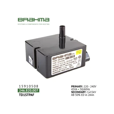 Brahma Transformador de encendido 15910508